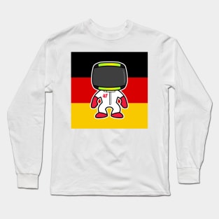 Mick Schumacher Custom Bobblehead - Flag Edition 2021 Season Long Sleeve T-Shirt